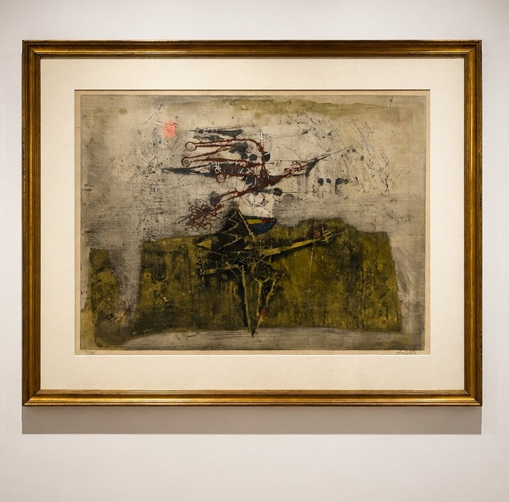 JOHNNY FRIEDLAENDER SIGNED & NUMBERED ETCHING 39" (1 of 8)
