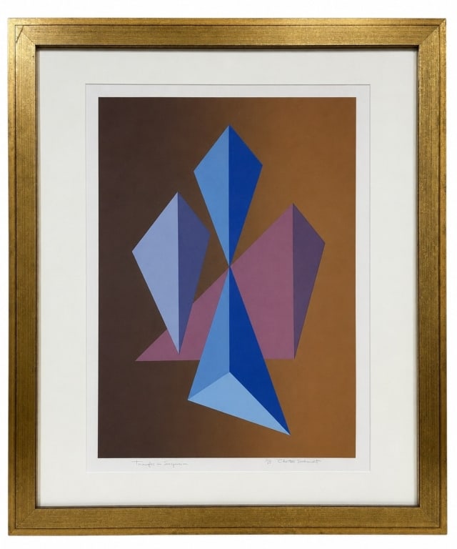 CHESTER SOLOMONT TRIANGLES L/E SERIGRAPH 33" (1 of 7)