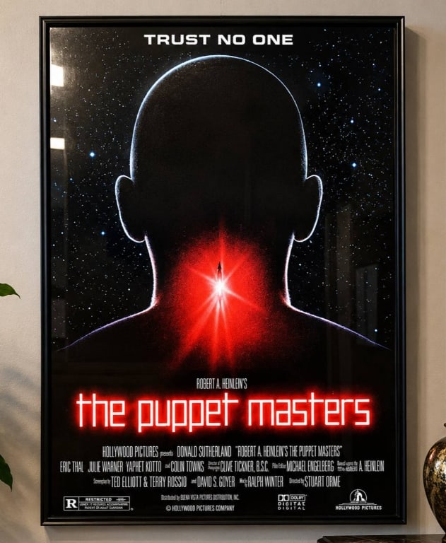 THE PUPPET MASTERS FRAMED MOVIE POSTER 41" (1 of 5)