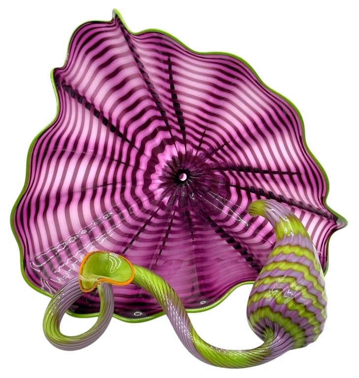 DALE CHIHULY PERSIAN 2PC ART GLASS SCULPTURE (1 of 20)