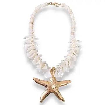 CHUNKY HANDMADE SHELL NECKLACE - 2