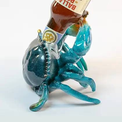 NEW CRAB WINE HOLDER (1 of 2)
