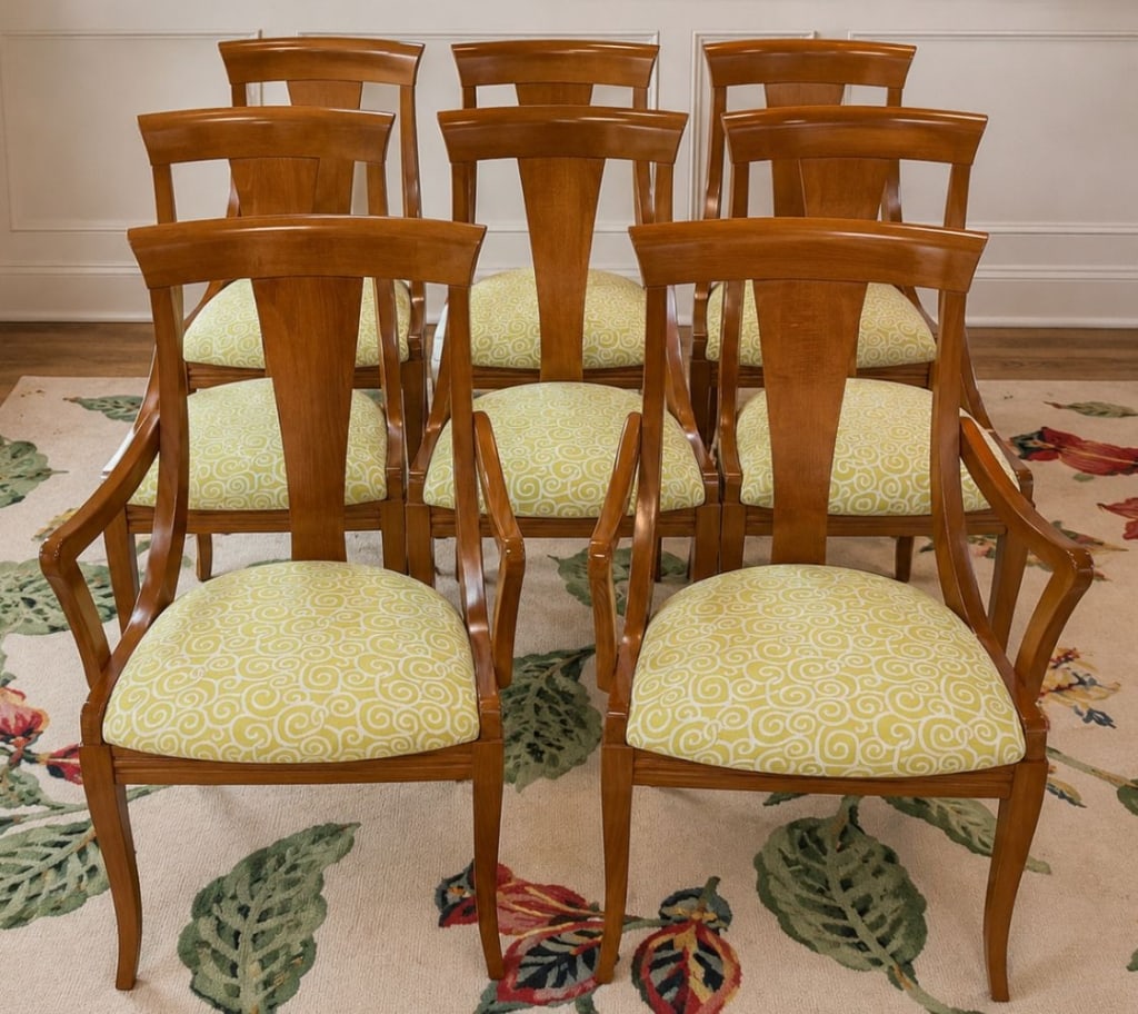 PIETRO COSTANTINI ITALIAN DINING CHAIRS 8PC SET (1 of 14)