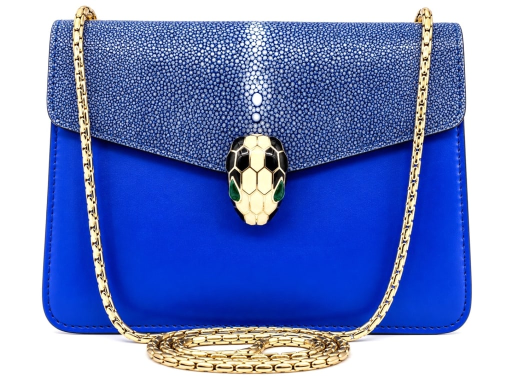 BVLGARI SERPENTI FOREVER STINGRAY BAG 9" (1 of 11)