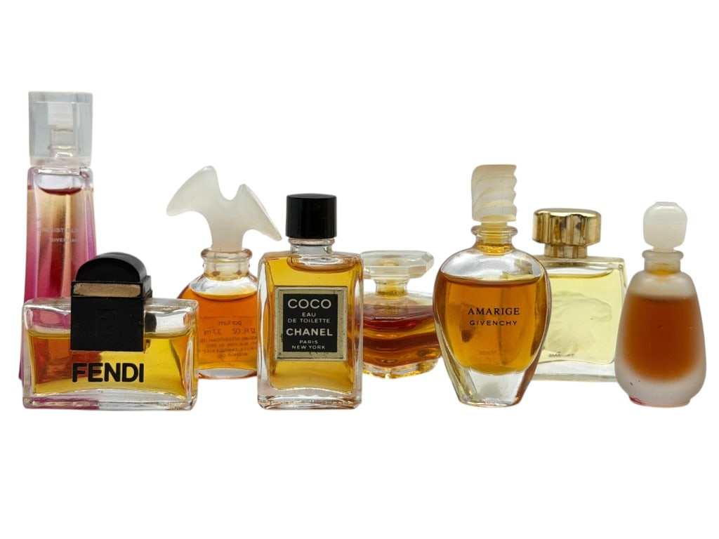 8 DESIGNER PERFUME MINIATURES LOT 3in (1 of 3)