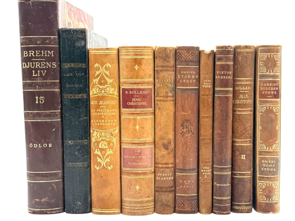 EUROPEAN ANTIQUE BOOK LOT 1839 EDITION 11in (1 of 5)