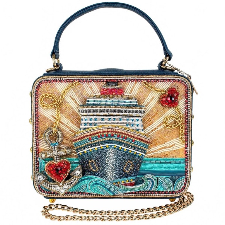 NEW MARY FRANCES FULL STEAM AHEAD BAG (1 of 3)