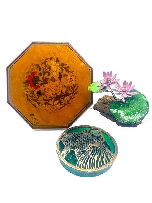 ASIAN INSPIRED DECORATIVE ACCESSORY LOT 8" (1 of 4)