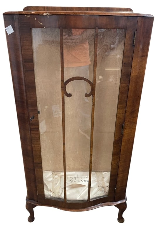 ART DECO STYLE CURIO DISPLAY CABINET 48" (1 of 9)