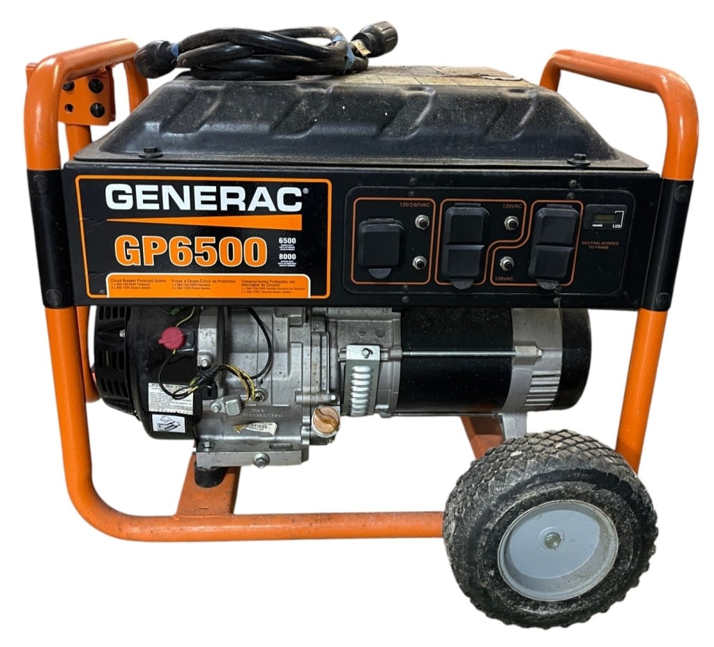 GENERAC GP6500 PORTABLE GENERATOR 30" (1 of 6)