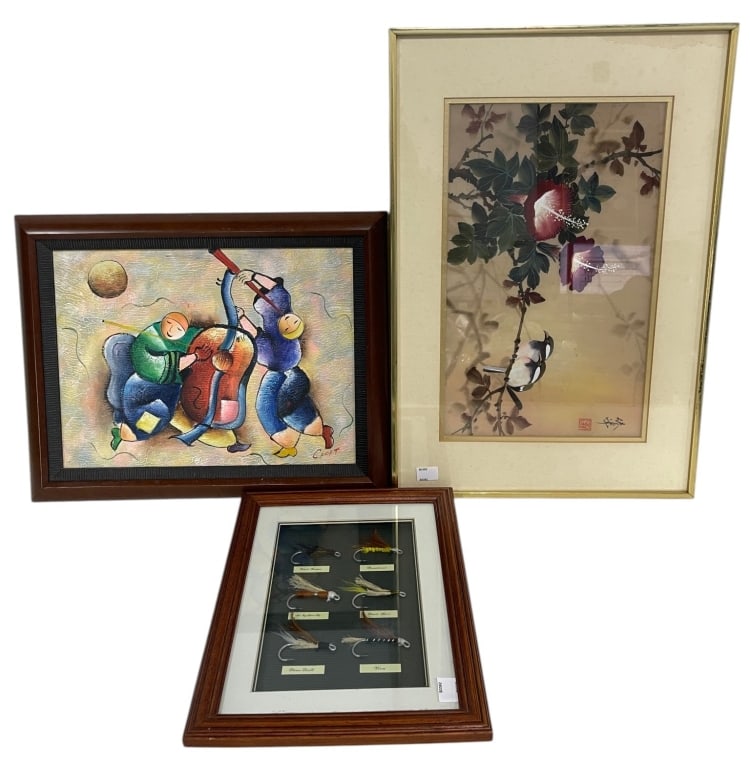 ECLECTIC FRAMED ART & DISPLAY LOT 31" (1 of 7)