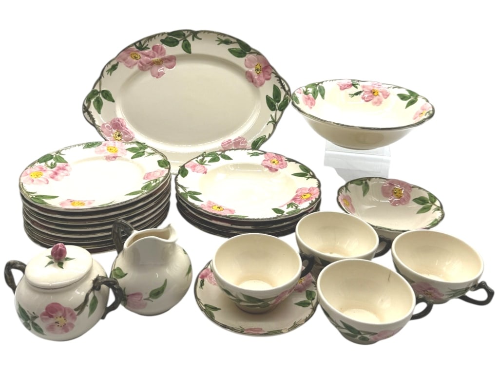 FRANCISCAN DESERT ROSE DINNERWARE LOT 14" (1 of 5)