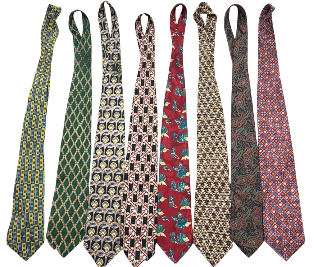 VINTAGE DESIGNER MEN'S TIE COLLECTION (1 of 2)