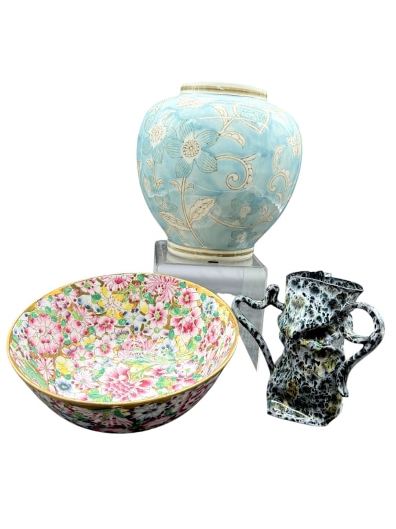 ASSORTED DECORATIVE CERAMICS LOT 7" (1 of 5)