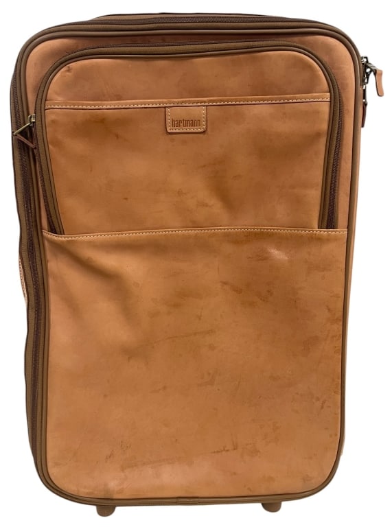 HARTMANN LEATHER ROLLING SUITCASE 24" (1 of 7)