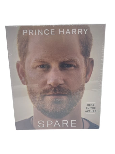 PRINCE HARRY "SPARE" SPOKEN BOOK CD - 13 CD'S NEW: PRINCE HARRY "SPARE" BOOK ON CD By bidding on this listing, you understand and agree to be bound by the terms and conditions of DejaVu Auctions.*For ALTERNATE shipping quote or LOCAL PICK-UP DETAILS,