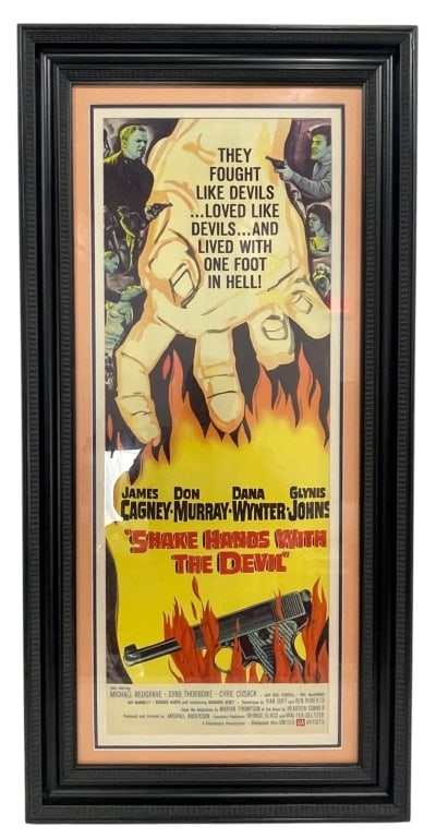 FRAMED SHAKE HANDS WITH THE DEVIL MOVIE POSTER 41" (1 of 6)