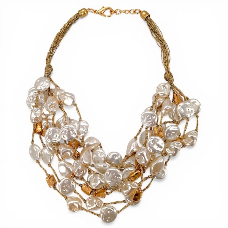 NEW COASTAL COIN PEARL NECKLACE (1 of 4)