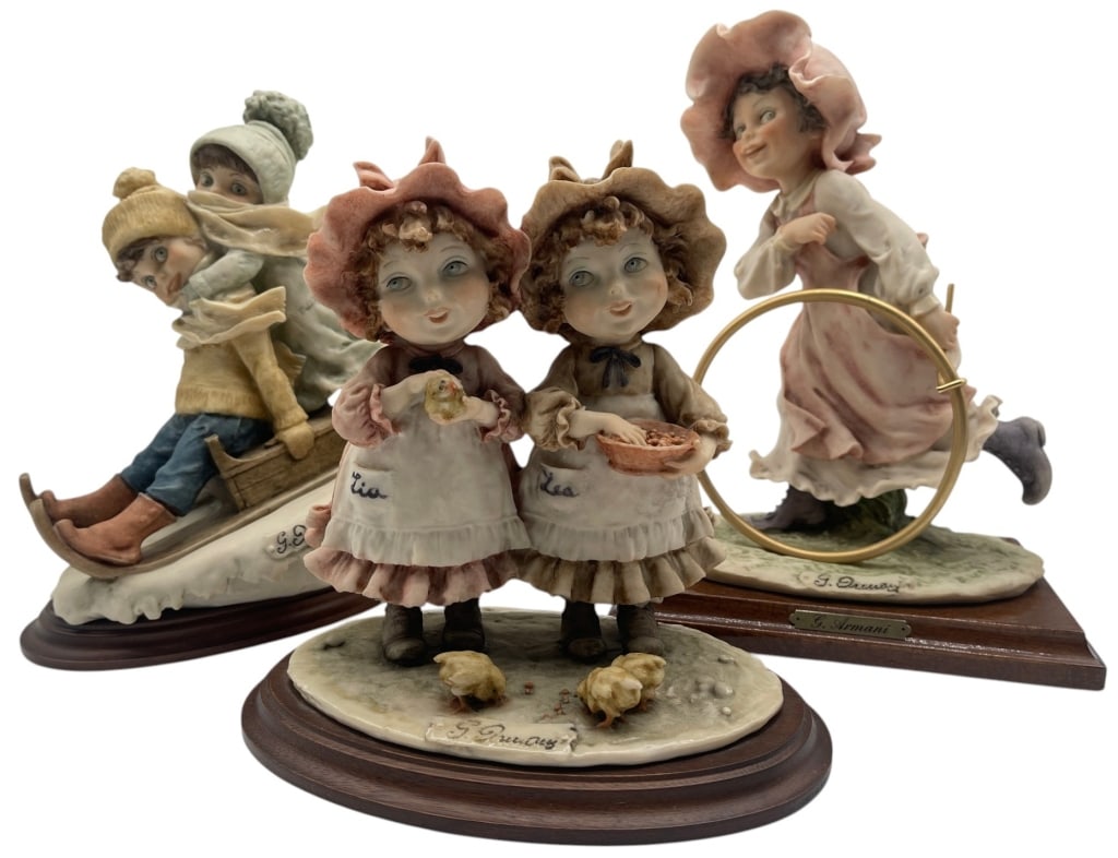 GIUSEPPE ARMANI FIGURINE LOT 3 PCS 10" (1 of 4)