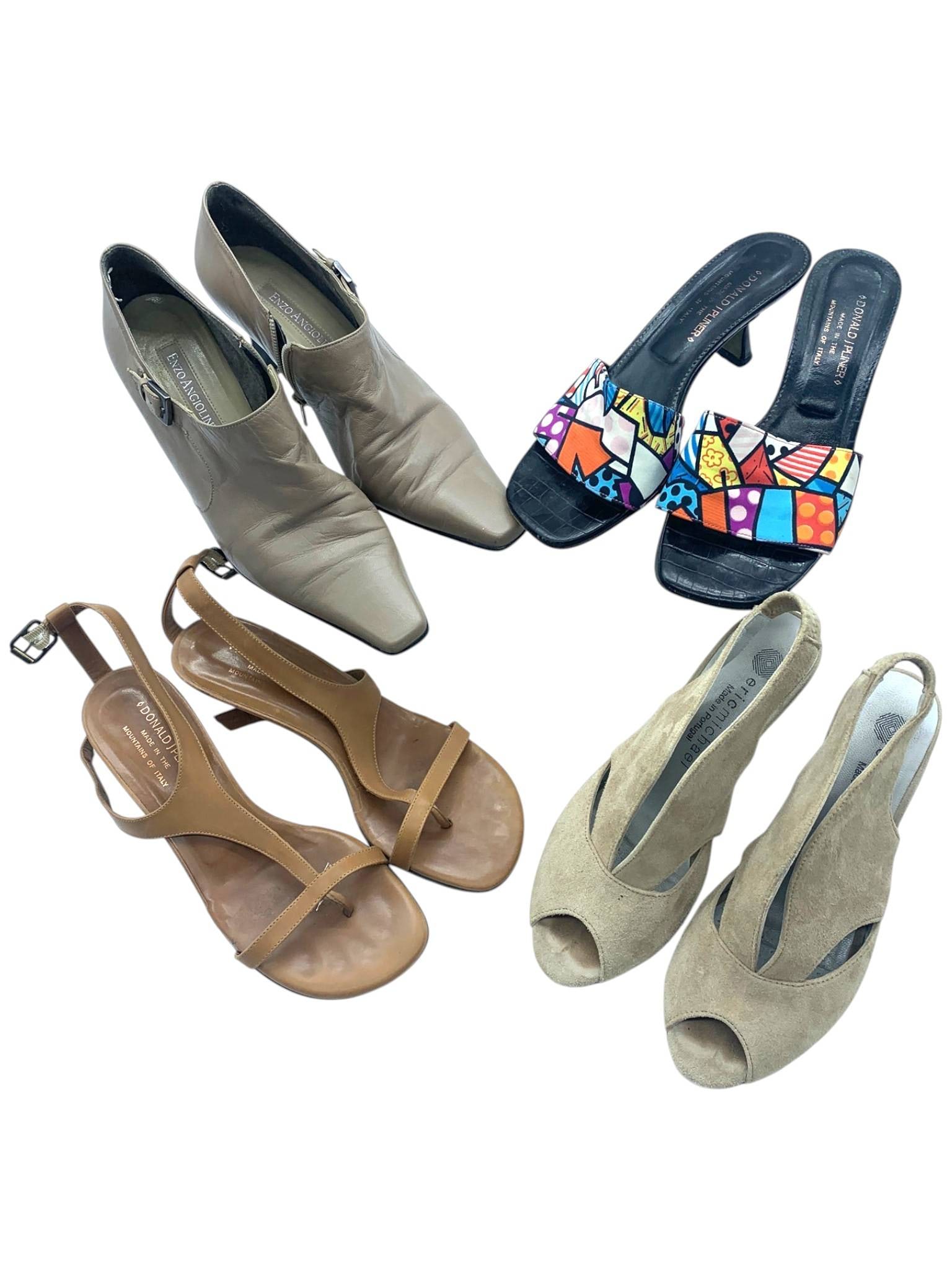 4 PAIRS OF EUROPEAN DESIGNER WOMEN?S SHOES SIZE 7 (1 of 2)