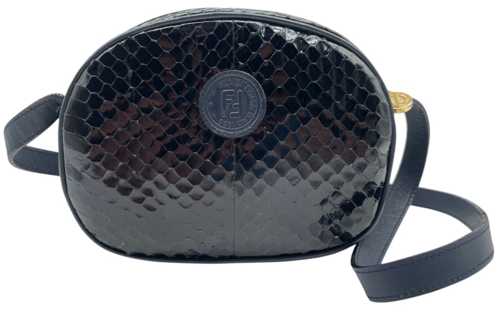 FENDI PYTHON LEATHER CROSSBODY 6" - 2