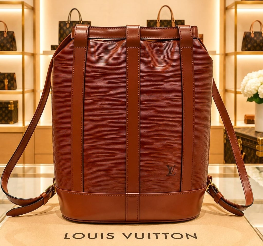 LOUIS VUITTON EPI RANDONNEE PM BACKPACK 13": .