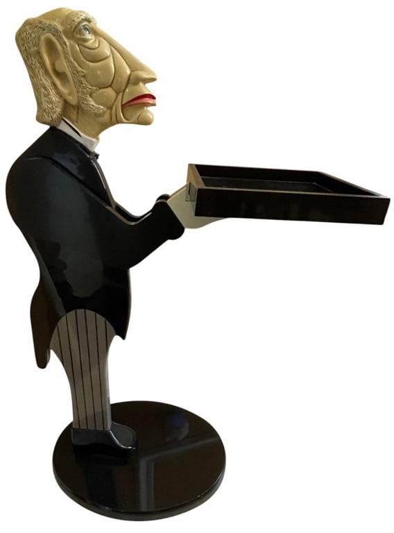 BUTLER FIGURAL SERVING STAND 33" (1 of 6)