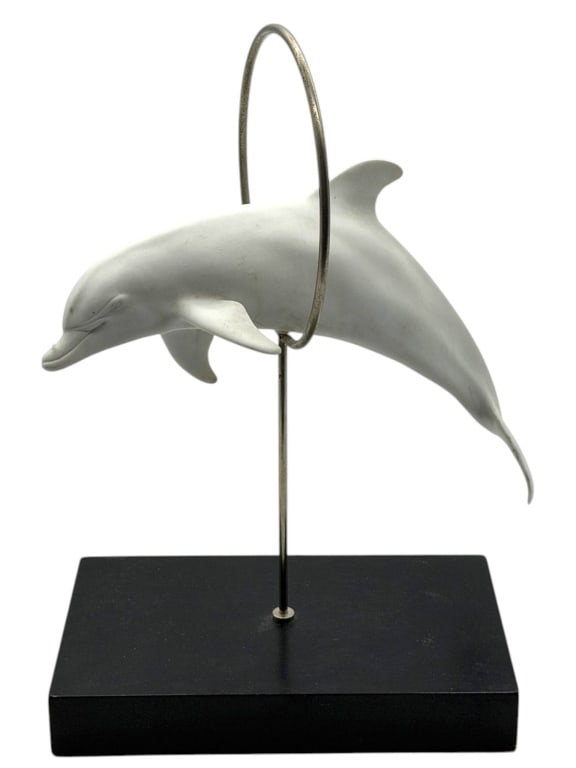 KAISER BISQUE PORCELAIN DOLPHIN 10" (1 of 4)