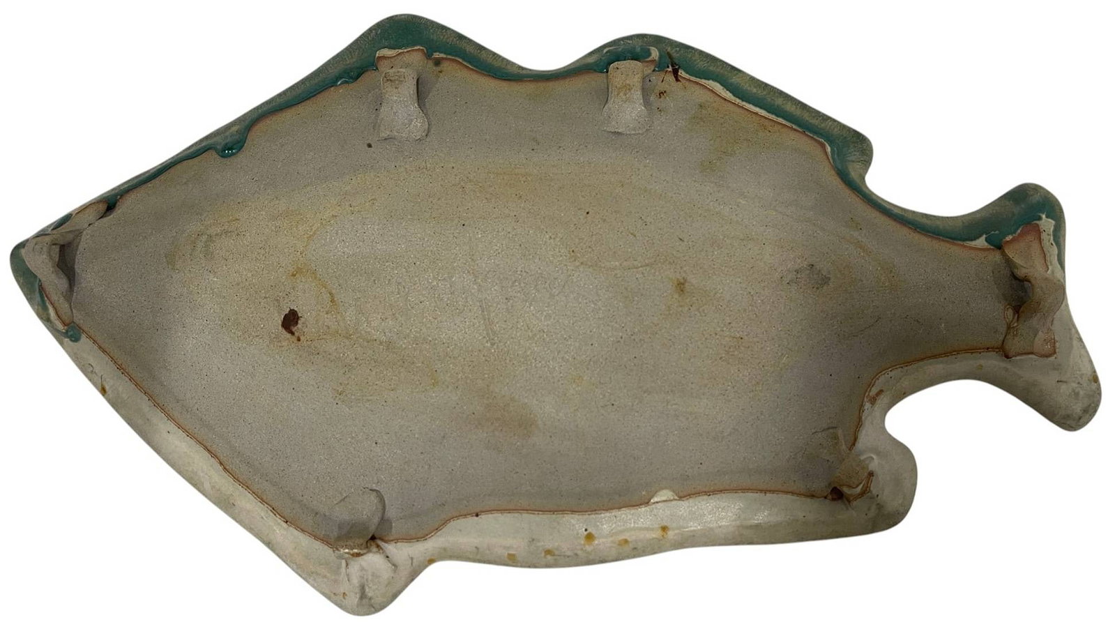 LARGE CERAMIC FISH SERVING PLATTER 21" - 5