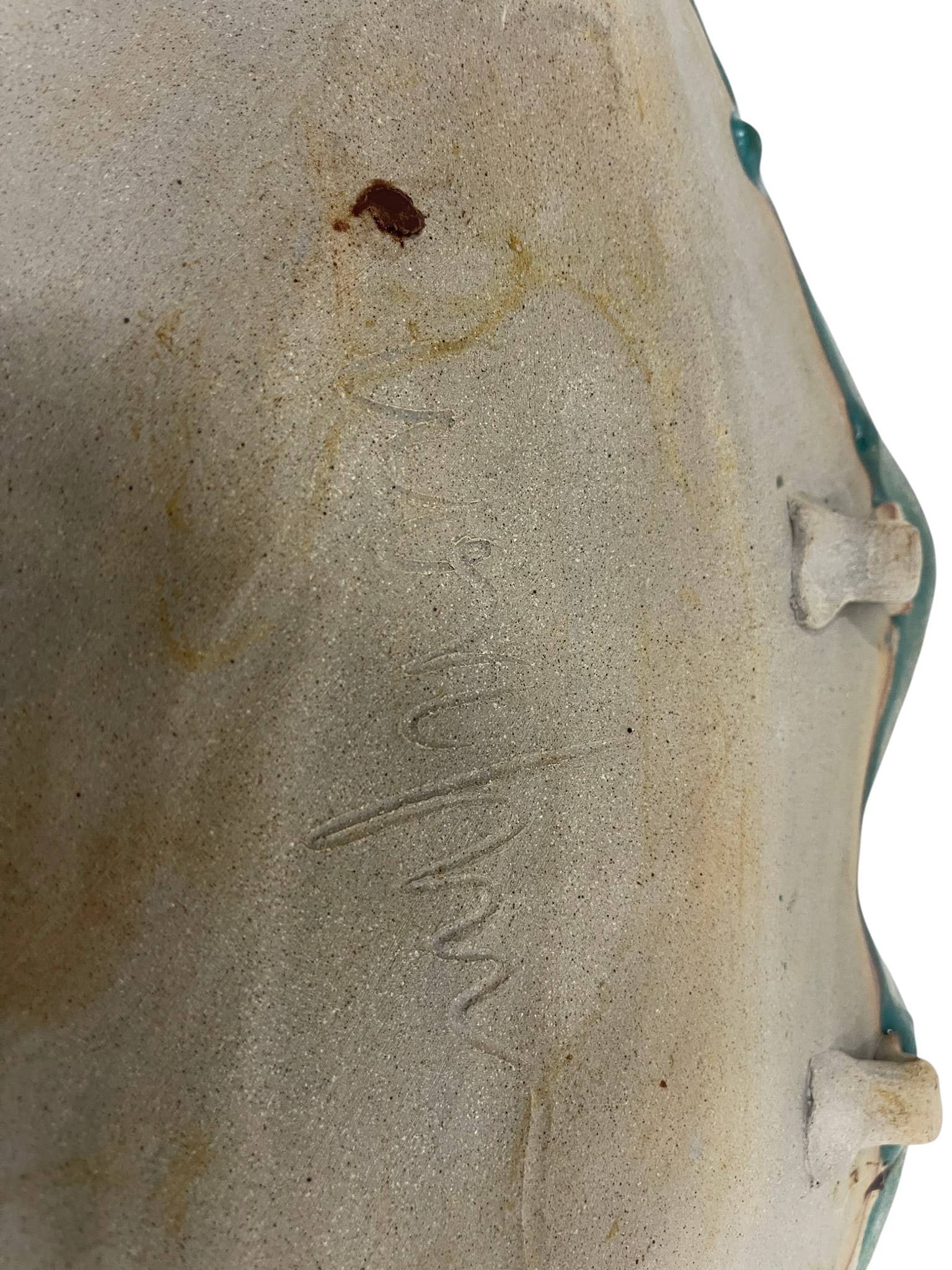 LARGE CERAMIC FISH SERVING PLATTER 21" - 6