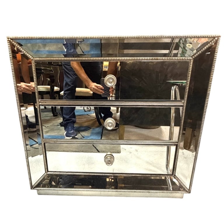 OMNI MIRRORED CHESTS PAIR 32" - 3