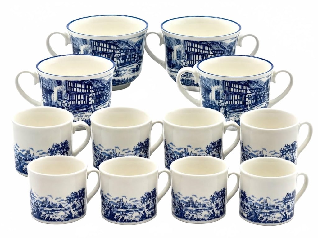 ROYAL GRAFTON & GENTRY ENGLAND 12 TEACUPS 4" (1 of 9)