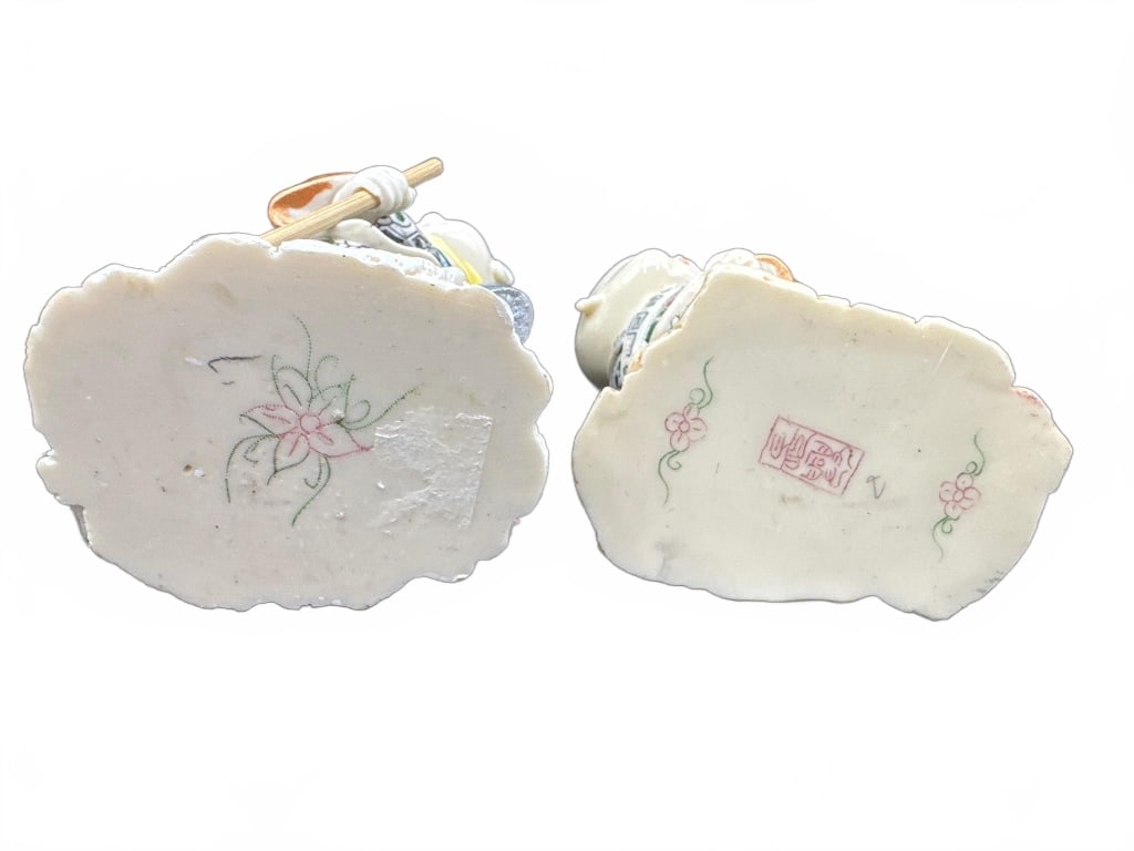 Porcelain Chinese Boy Figurines - 4