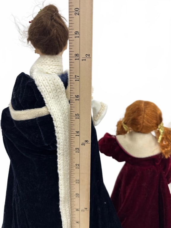 Three Articulated Holiday Dolls - 4