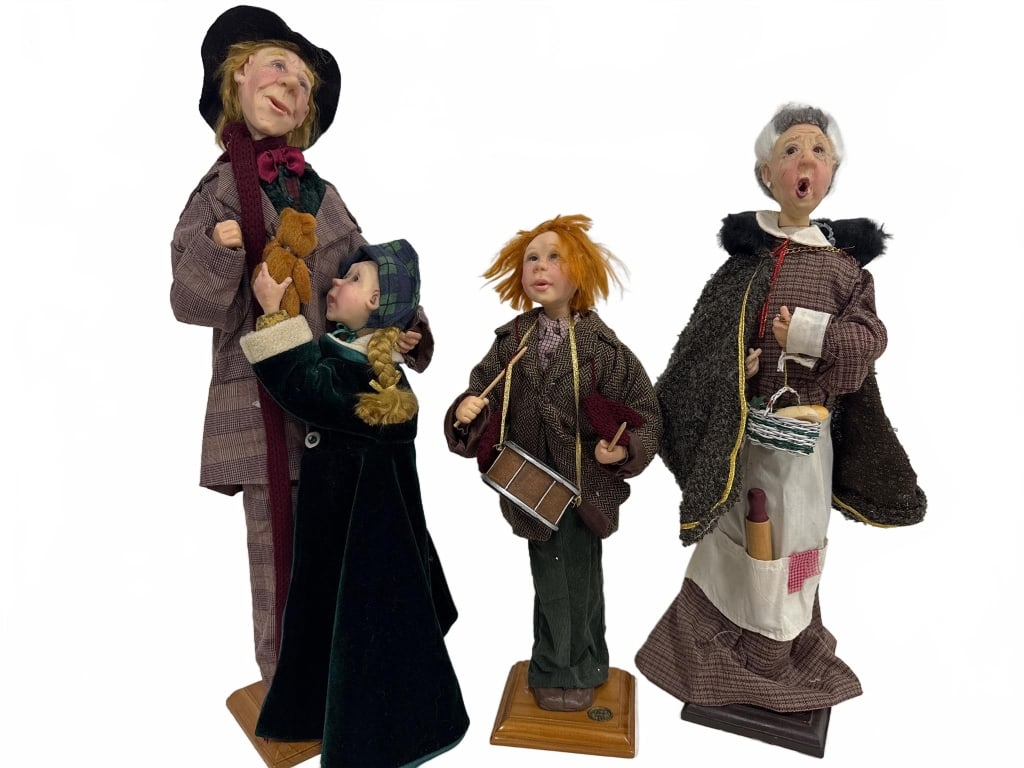 4 Handcrafted Character Dolls - 2