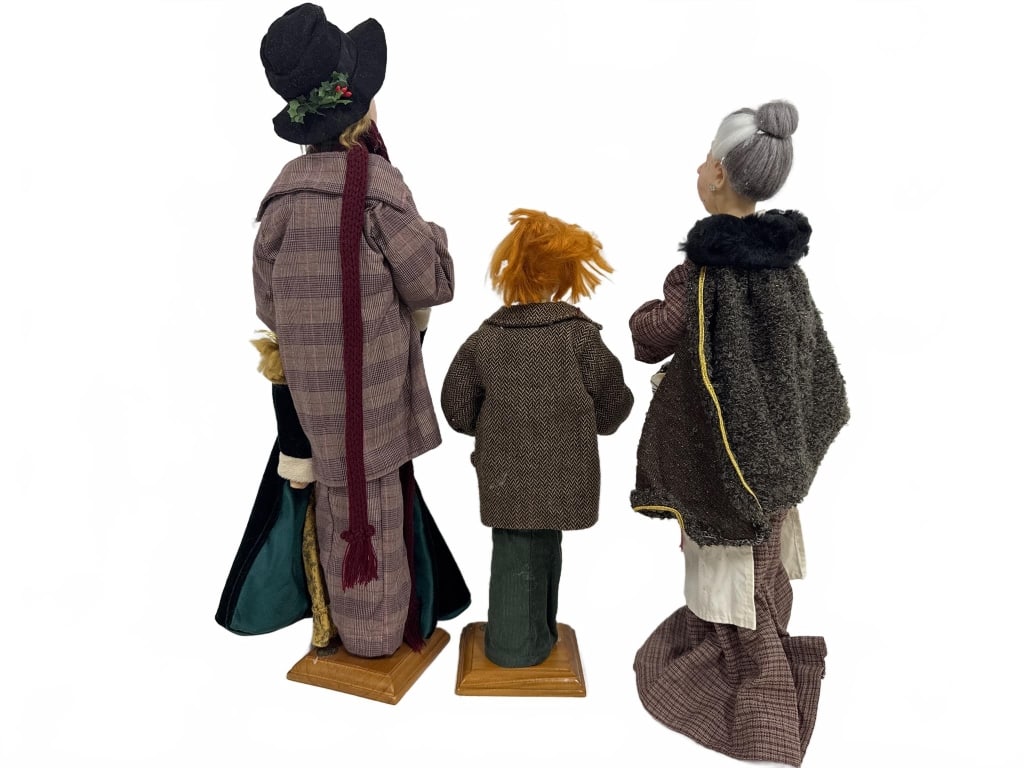 4 Handcrafted Character Dolls - 3