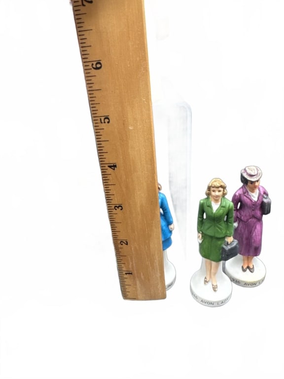 10 Avon Calling Lady Figurines - 3