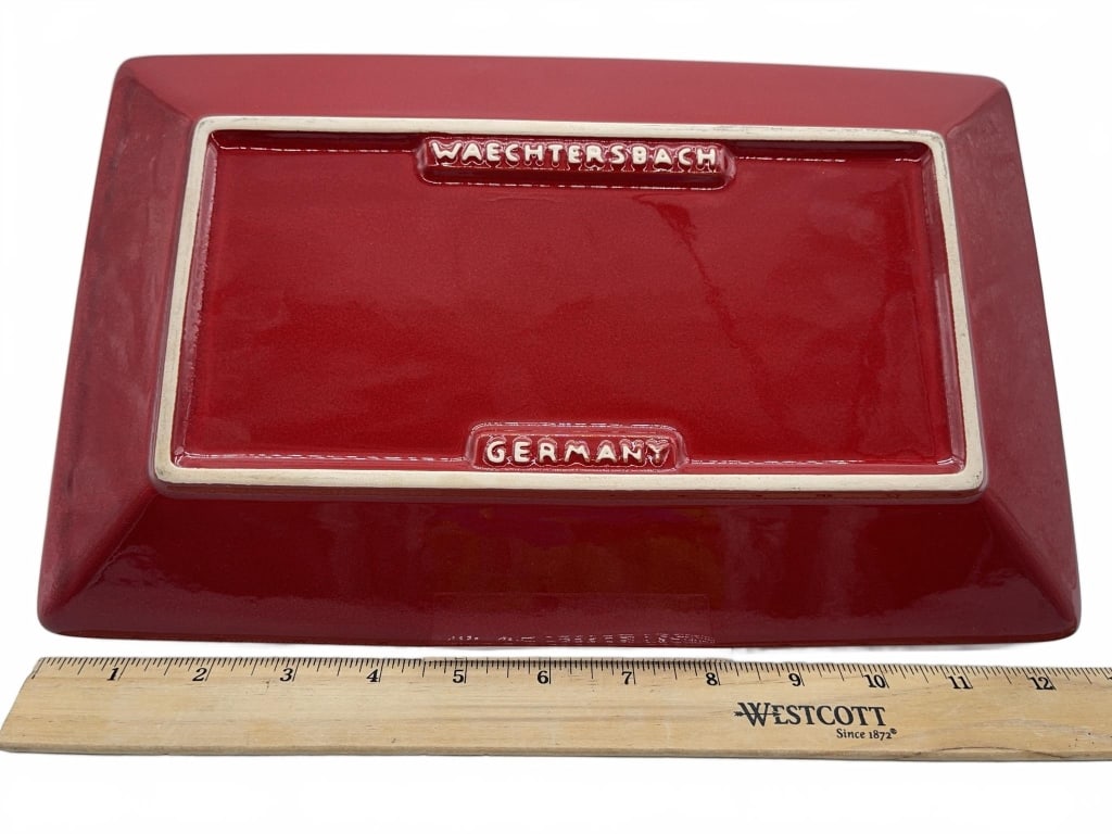 Waechtersbach USA Flag Red Ceramic Tray - 4