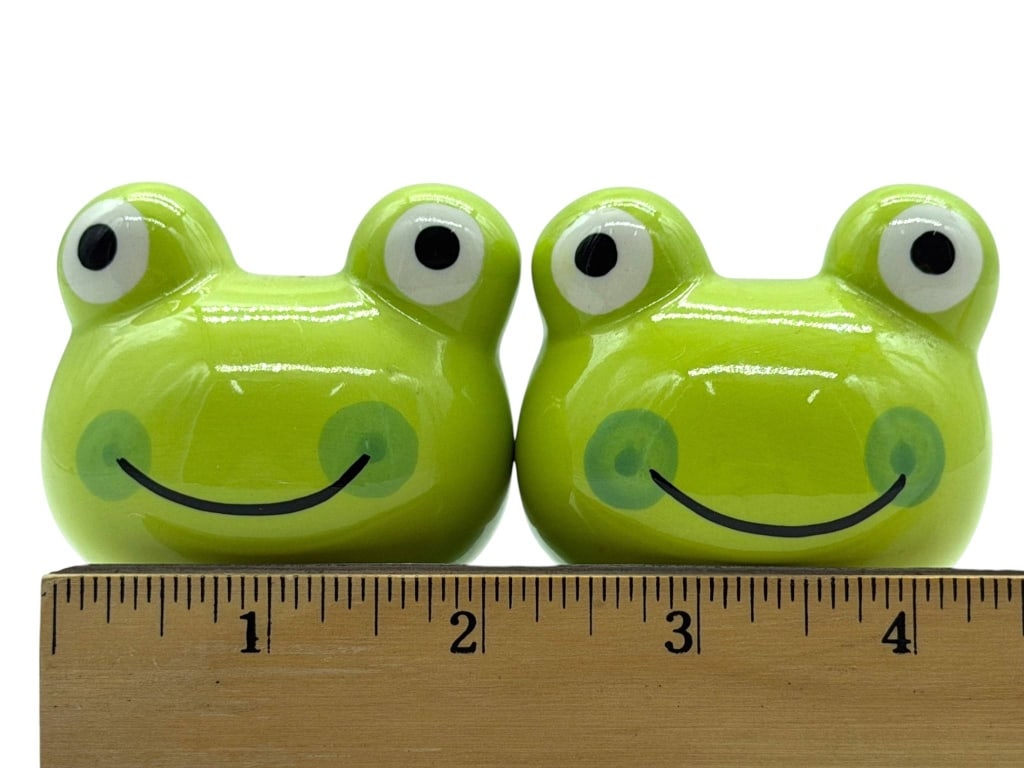 FROG SALT & PEPPER SHAKER SET 3" - 5