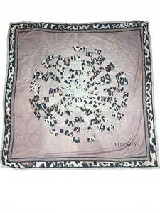 VALENTINO PINK LEOPARD SCARF 40" (1 of 9)