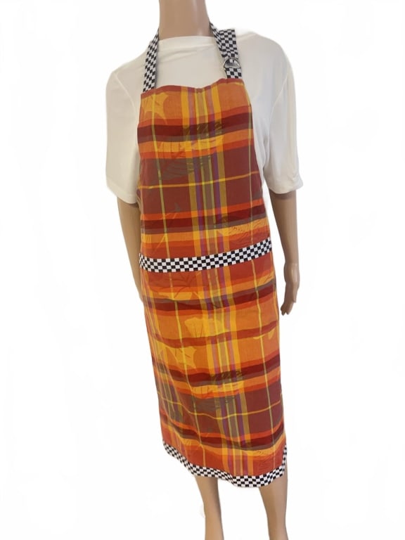 MacKenzie-Childs Plaid Cotton Apron (1 of 5)