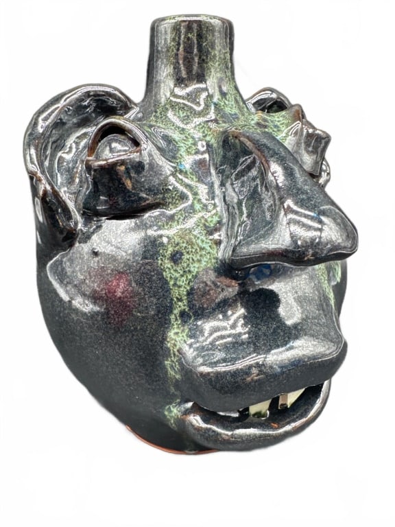 M. Loades Pottery Face Jug (1 of 6)