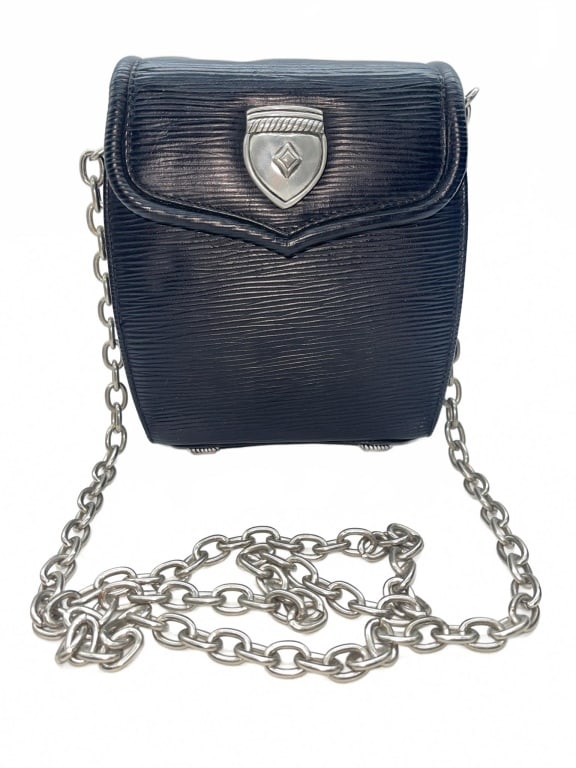 VICENZA BLACK LEATHER BAG (1 of 7)
