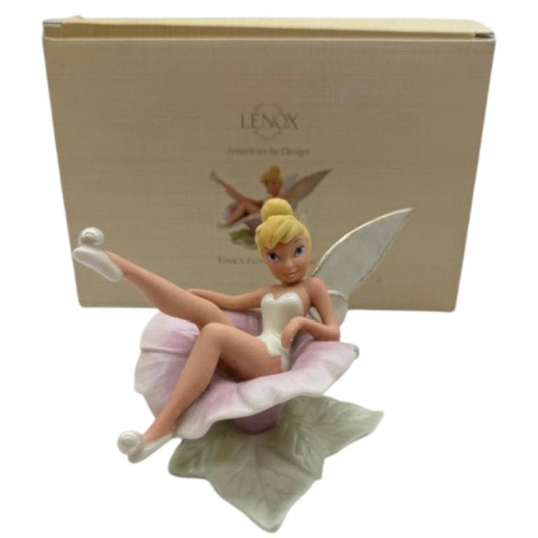 LENOX DISNEY TINK'S FLOWERY FROLIC W BOX 6" (1 of 7)