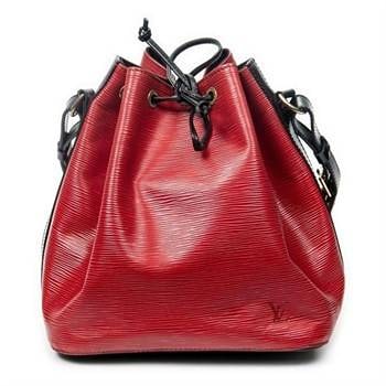 LOUIS VUITTON NOE BICOLOR PM RED/BLACK EPI (1 of 6)