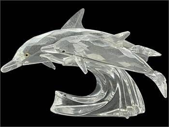 SWAROVSKI LEAD ME DOLPHIN FIGURINE W BOX 5" (1 of 6)