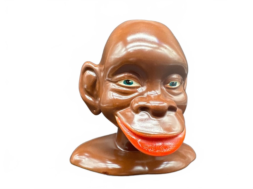 Ceramic Monkey Head Vase by Goldie (1 of 4)