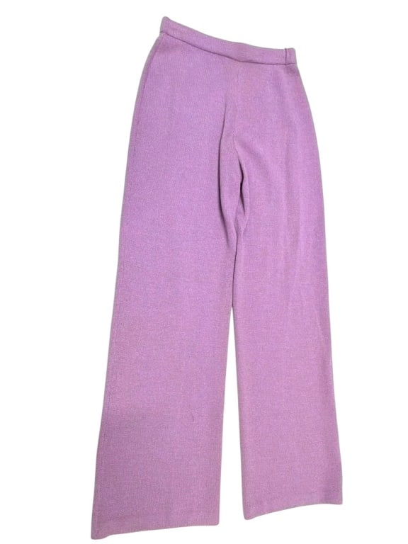 ST. JOHN LAVENDER KNIT PALAZZO PANTS SZ4 (1 of 6)