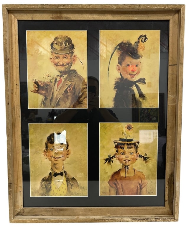 KROGER WHIMSICAL PORTRAIT PRINTS 31? (1 of 4)