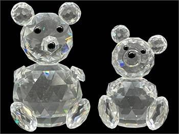 SWAROVSKI CRYSTAL TEDDY BEAR FIGURINES 2.5" (1 of 5)